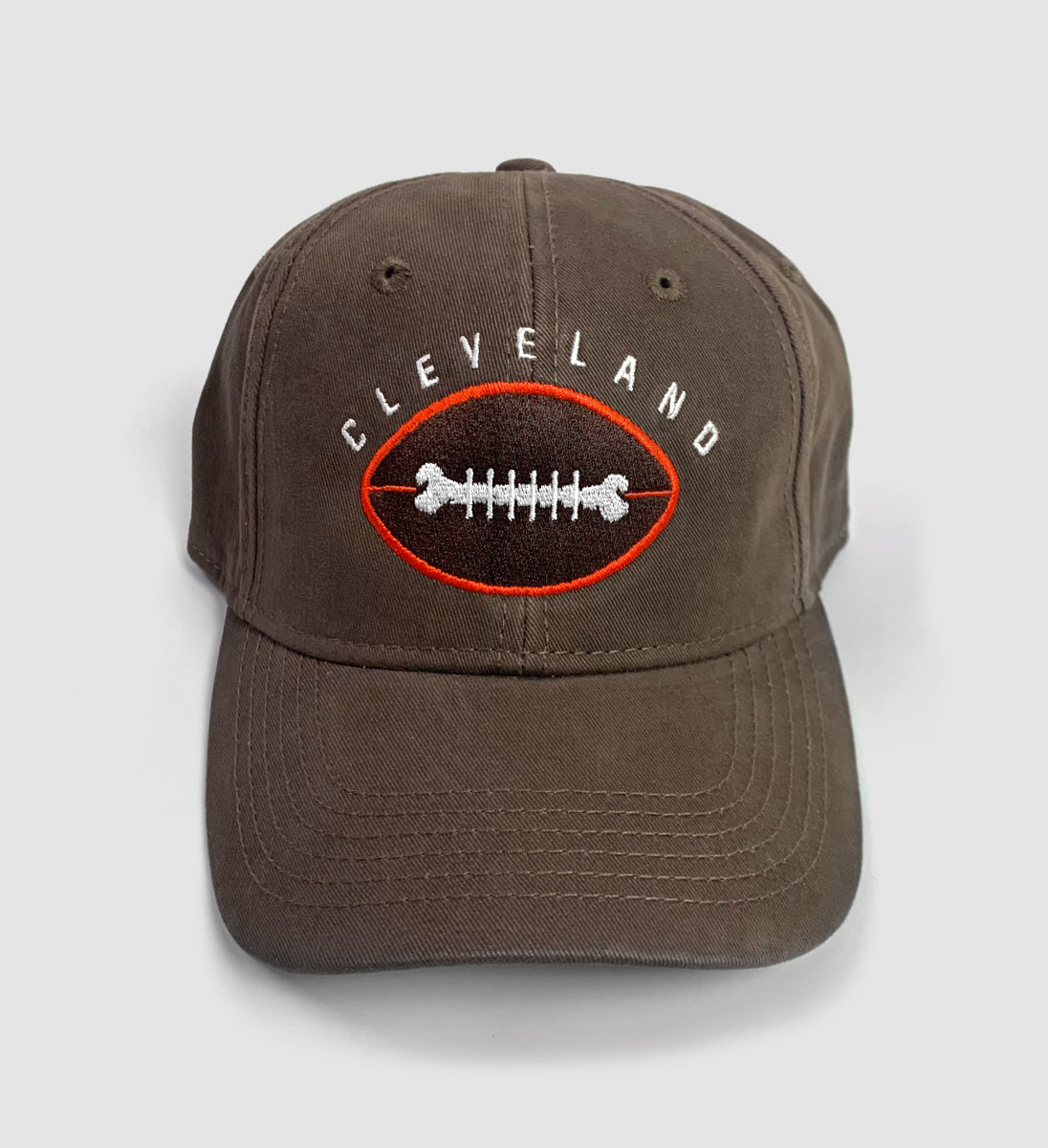 Cleveland Bone Football Brown Dad Hat