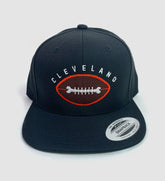 Cleveland Bone Football Black Snapback