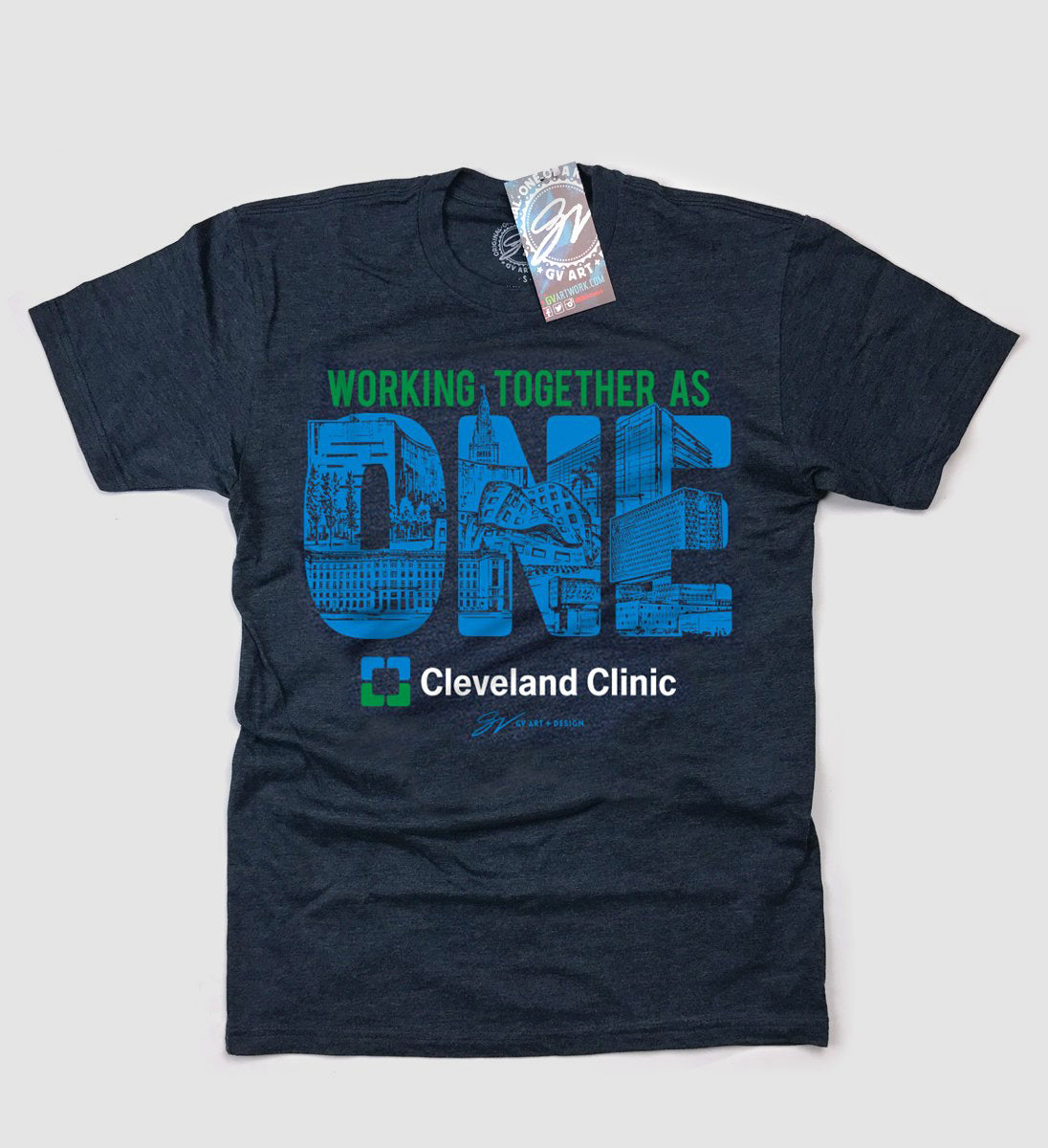 Cleveland Clinic Together as ONE Custom T Shirt