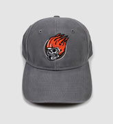 Cleveland Football Skull Grey Dad Hat