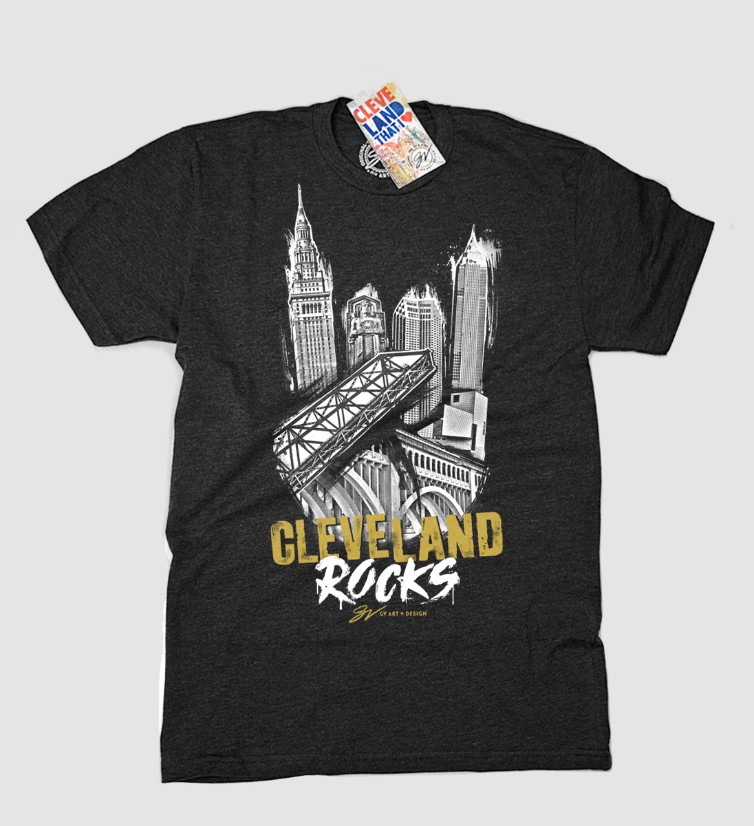 "Cleveland Rocks" Landmarks T shirt