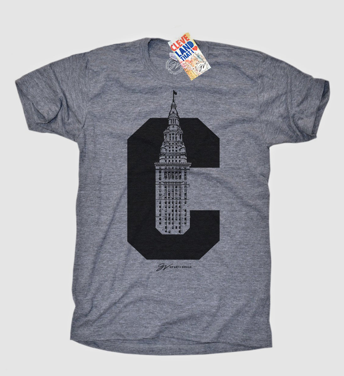 Cleveland C Terminal Tower T shirt
