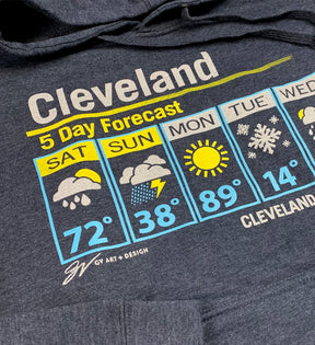 Cleveland Weather Hooded Sweatshirt
