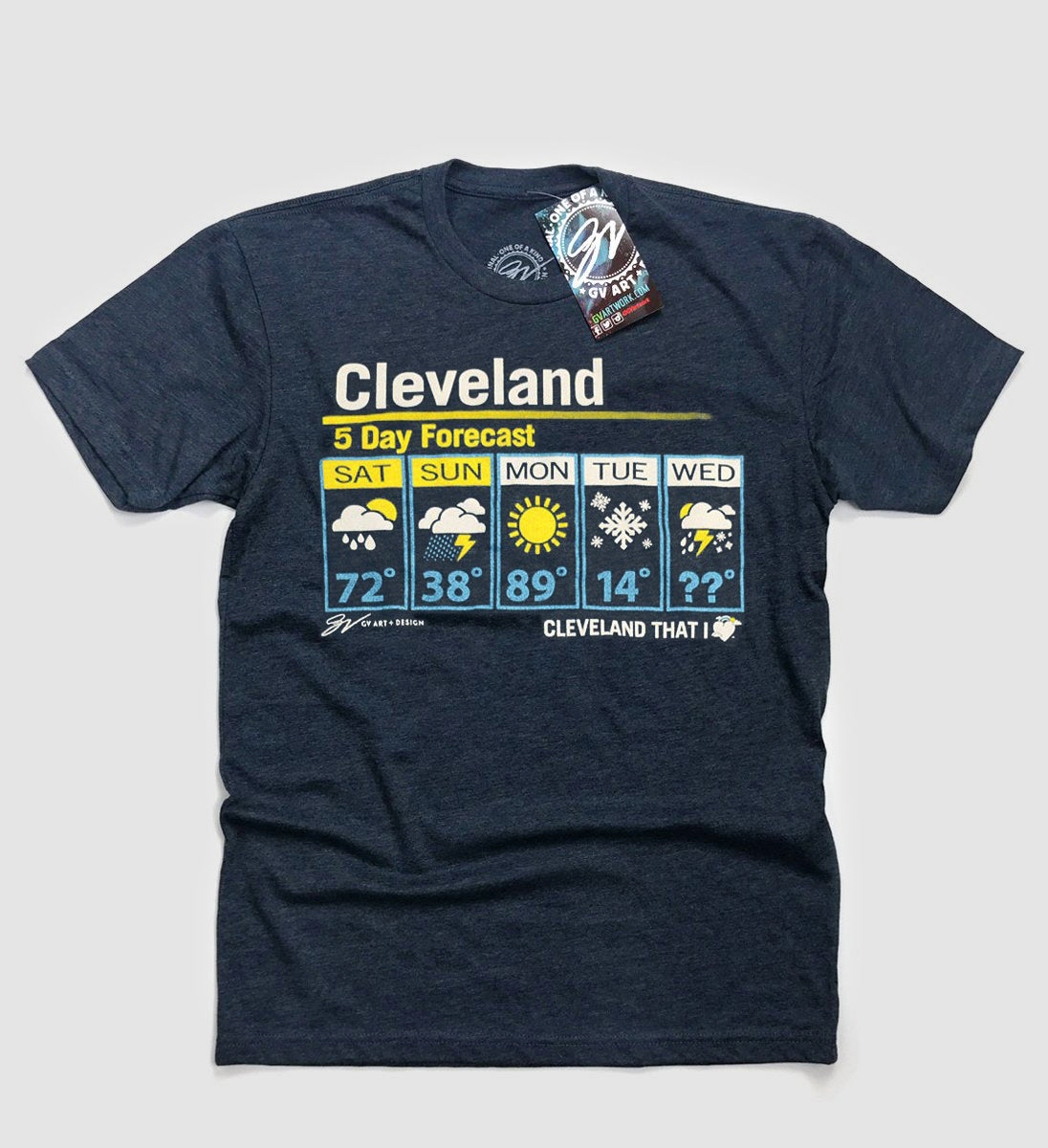 Cleveland 5 Day Forecast Shirt