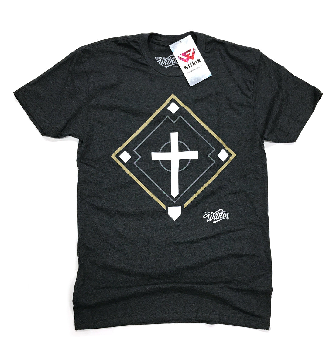 From Within - Faith, Family, Baseball Logo T shirt