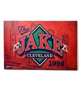 The Jake Canvas Artwork - Red