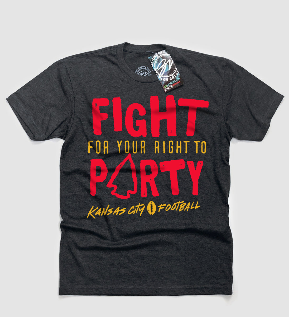 KC Football Fight For Your Right To Party T shirt