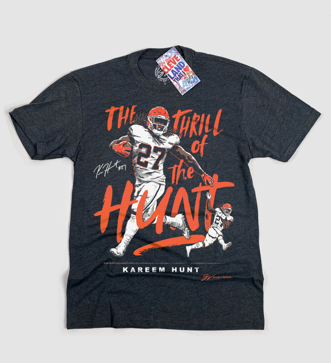 Kareem Hunt "The Thrill Of The Hunt" T shirt