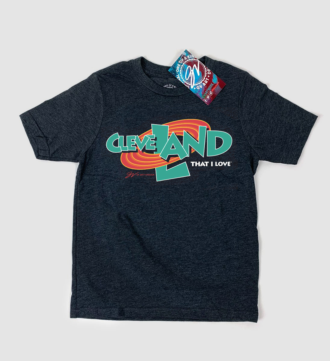 Kids Cleveland Space Land T Shirt