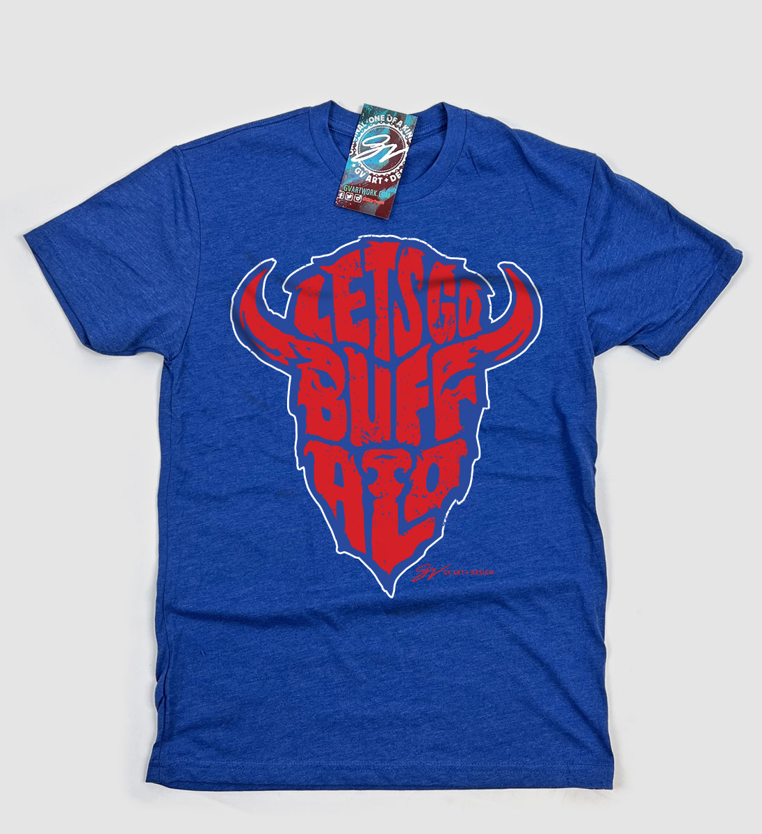 Buffalo Head "Let's Go Buffalo" T shirt