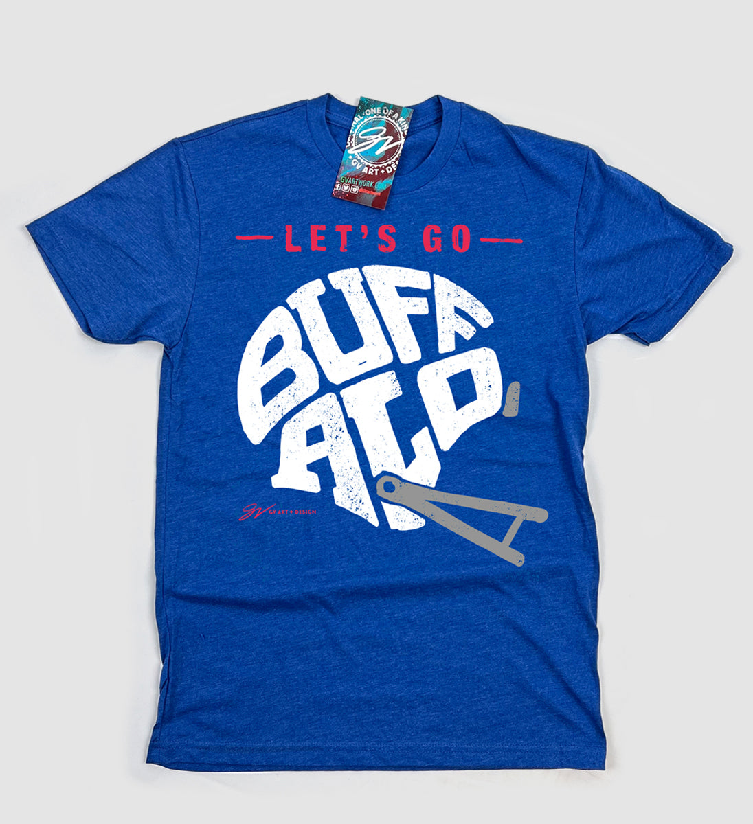 Let's Go Buffalo Football Helmet T shirt