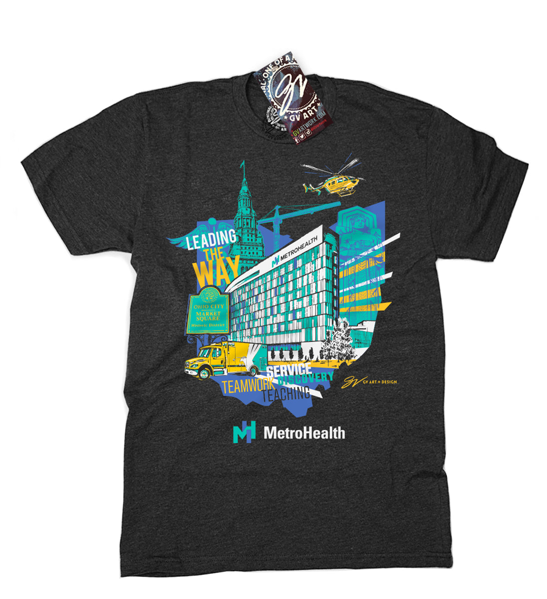 Metro Health "Leading The Way" Custom T Shirt