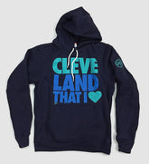 Cleveland That I Love Hooded Sweatshirt Navy Blue