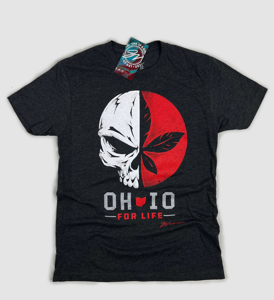 Ohio Skull For Life T shirt
