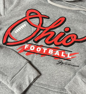 Ohio Football Script Hooded Sweatshirt