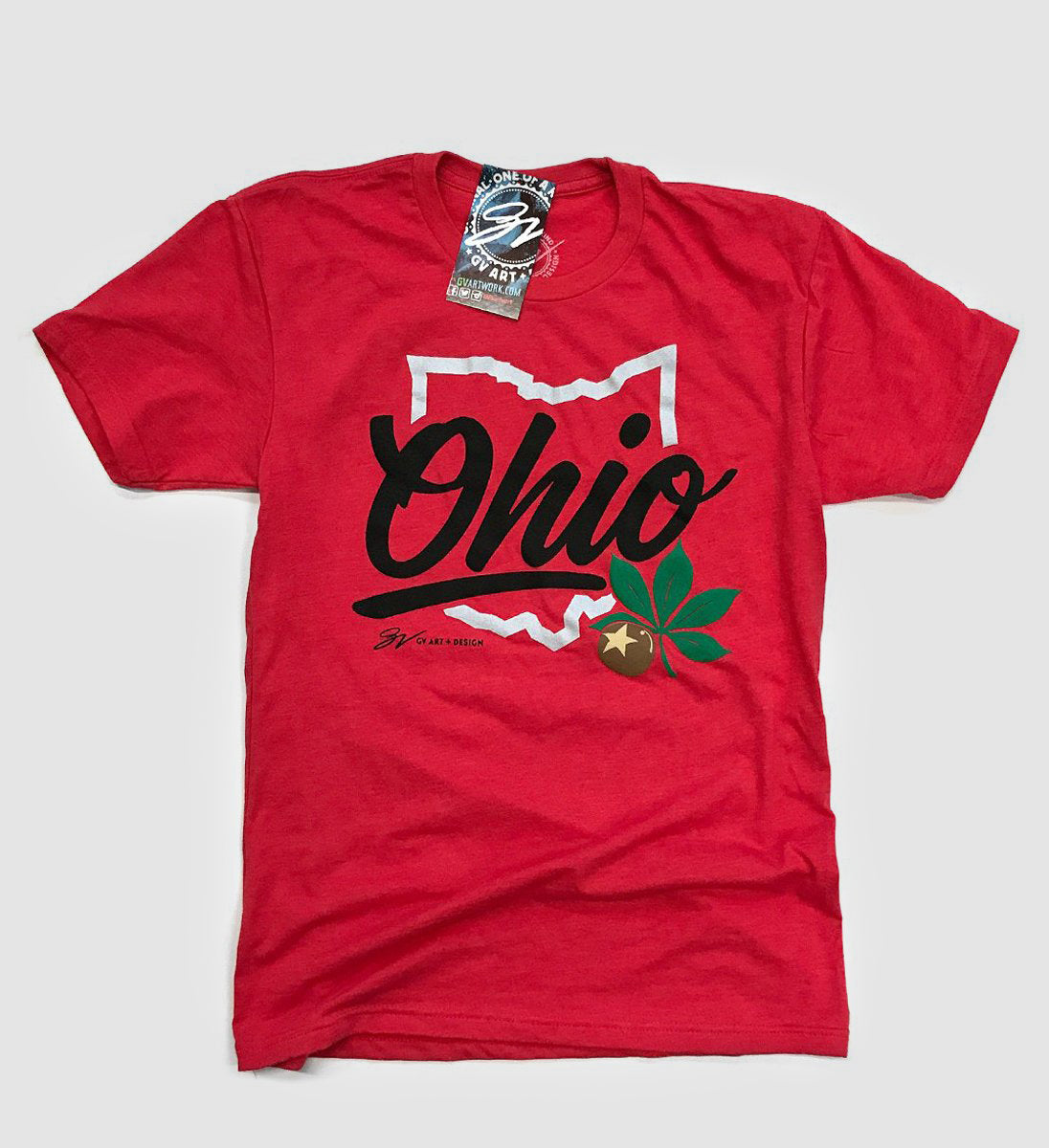 Script Ohio T shirt - Red