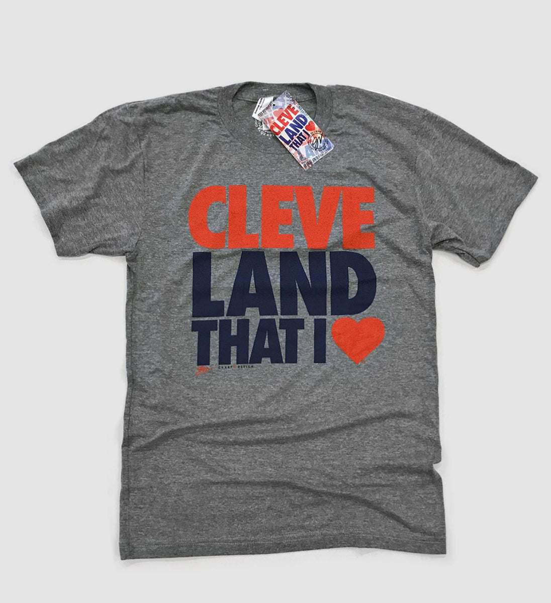 Cleveland T Shirt - Land That I Love - Grey