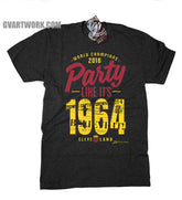 2016 Champions T shirt - Party Like It's 1964