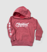 Girls Toddler Cleveland Icons Pullover Hoodie - Vintage Pink