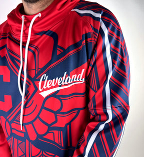 New Logo Baseball Cleveland Indians Red Art Shirt Hoodie