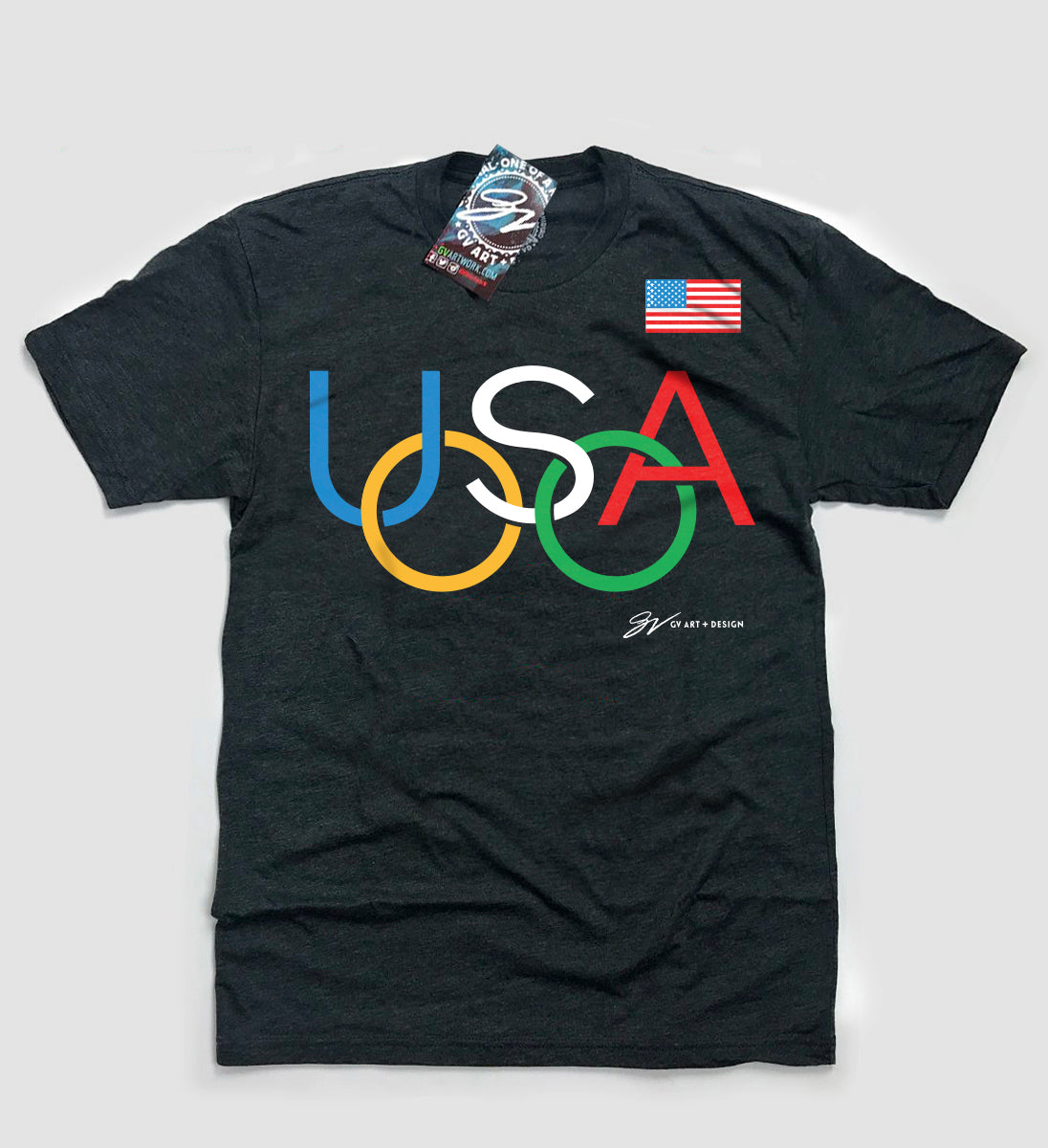 USA Rings T shirt
