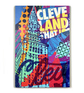 Vibrant Cleveland Terminal Tower Canvas Print