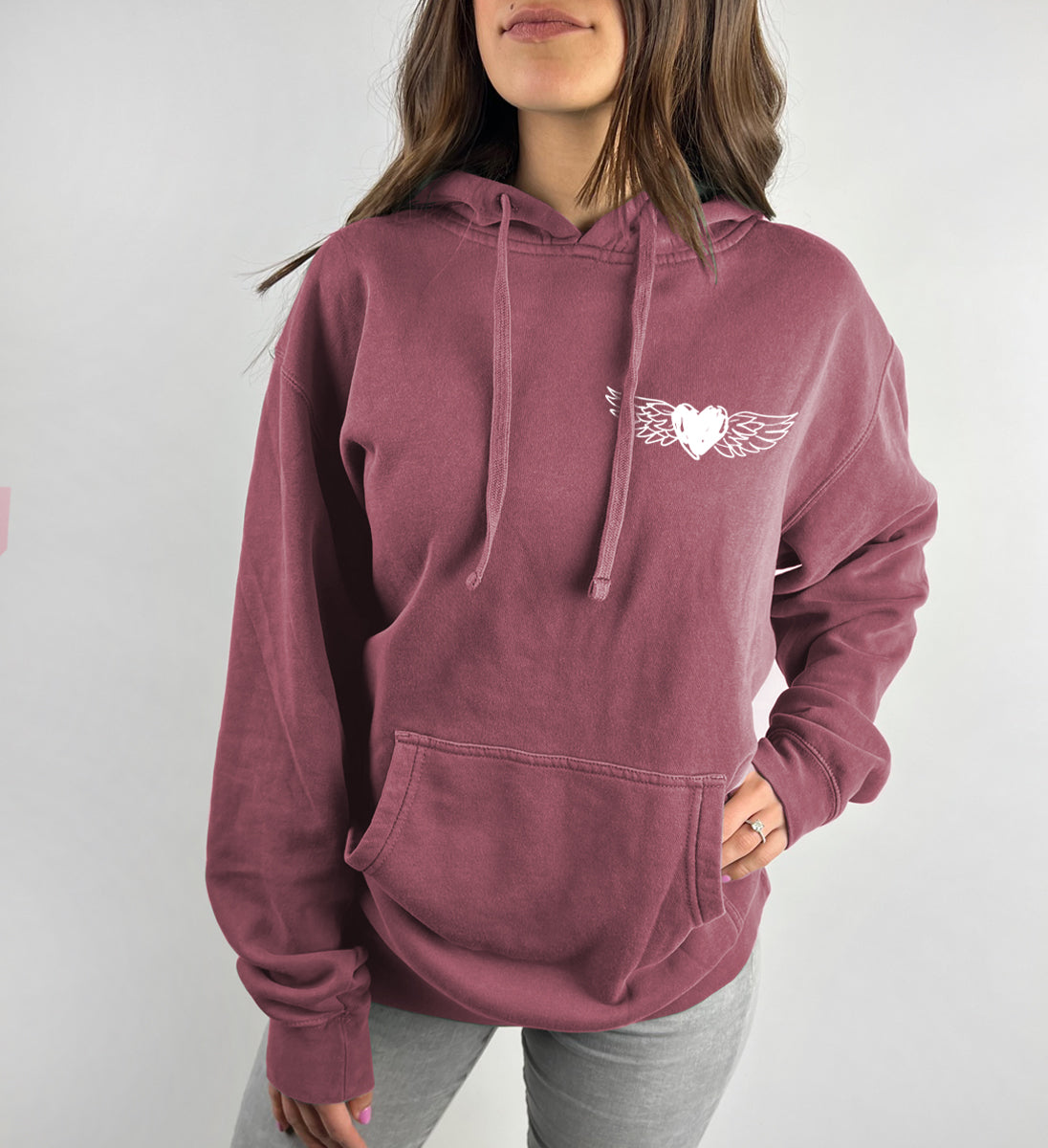 "There Is No Force More Powerful Than A Woman Determined To Rise" Hooded Sweatshirt