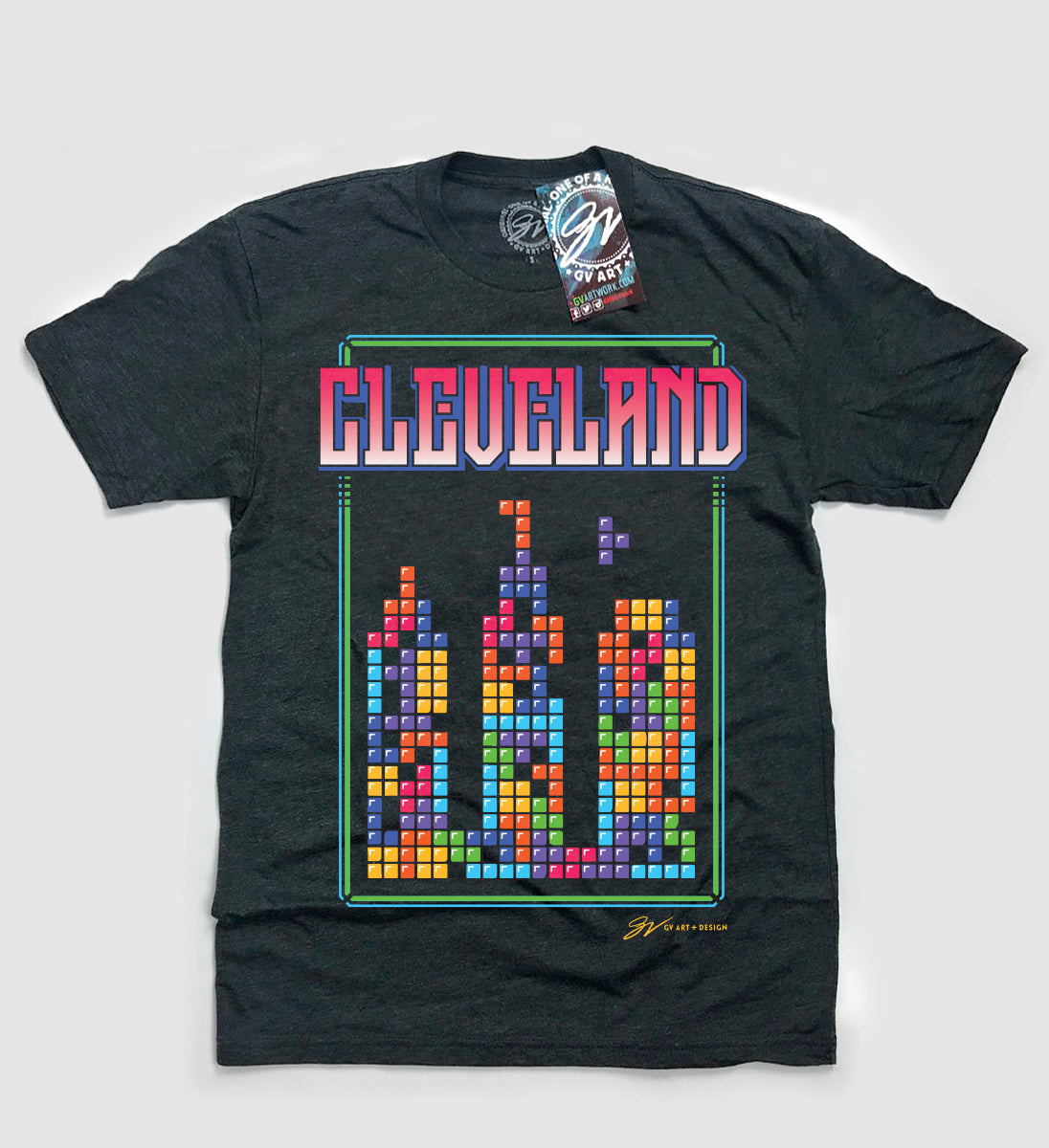 Cleveland Blocks T shirt