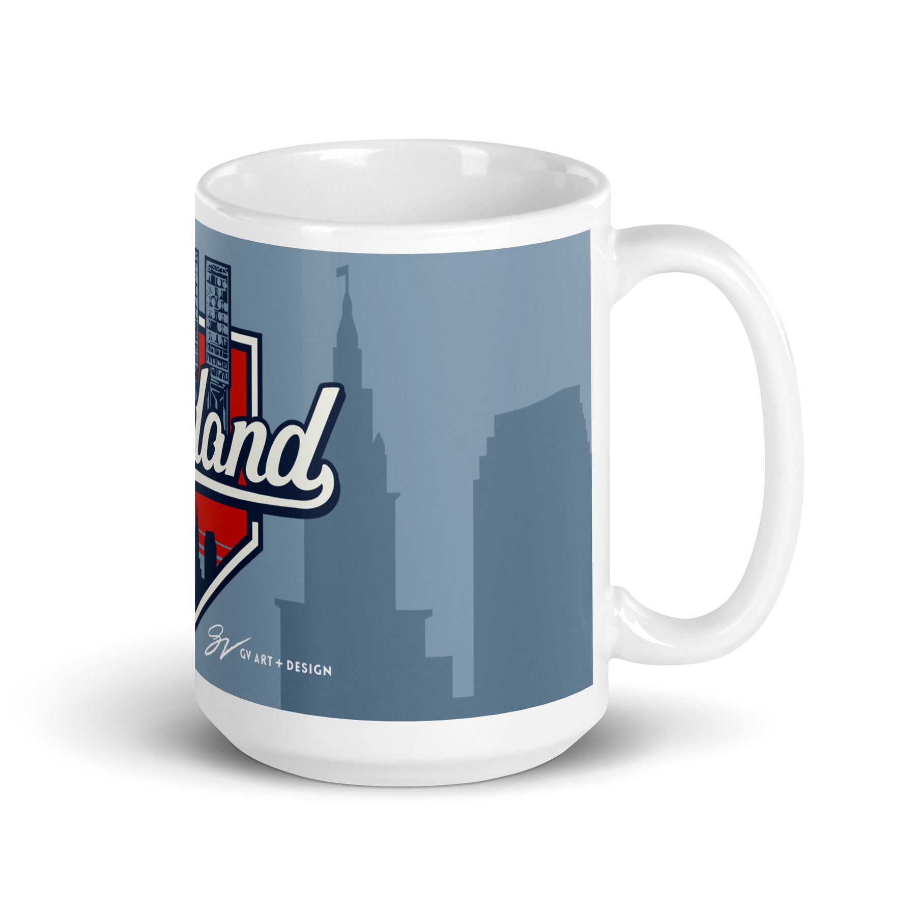 Cleveland Baseball Lights Mug
